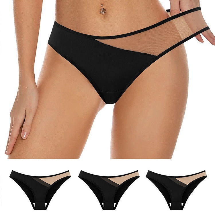 Cutting Mesh Panties Sexy Transparent Seamless Women's Briefs Buttocks Lifting Panties All first variants are free, pay only for the shipping.